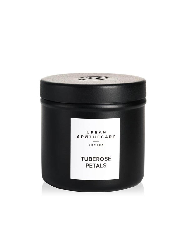 5060348093688 - Luxury Iron Travel Candle - Tuberose Petals 175 g